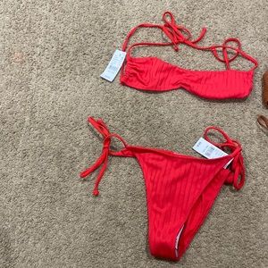 Brand new pacsun bathing suits NEVER WORN hygiene pads and tags still on